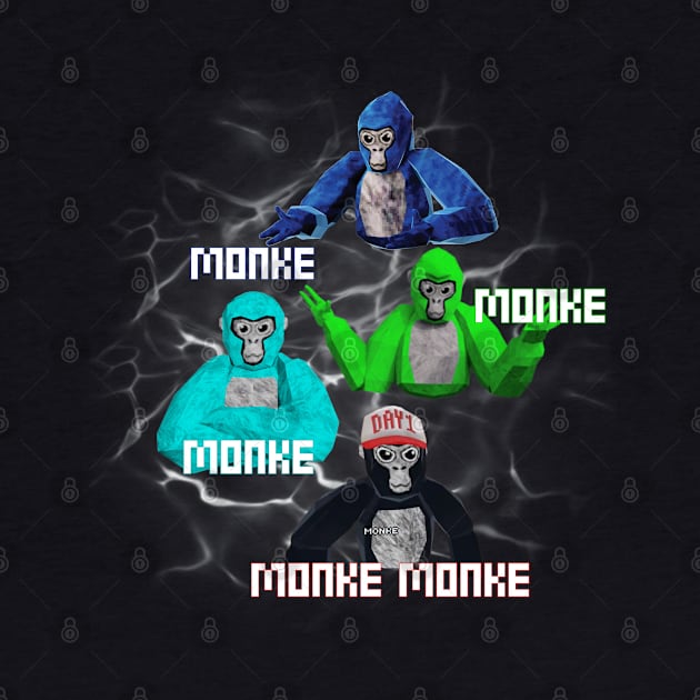 Gorilla Tag Monke Monke VR Gamer by gts